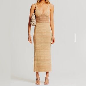 Torn by Ronny Kobo Madi Dress - Biscotti - Small